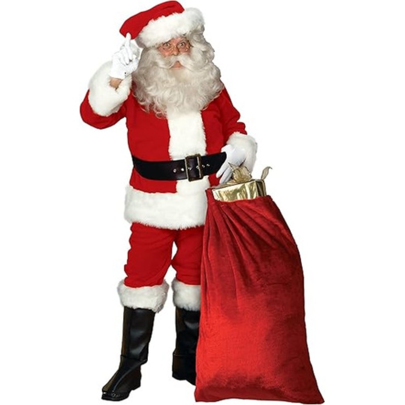 Imperial Santa Suit Regal Red 40 - 48 Jacket Size Costume