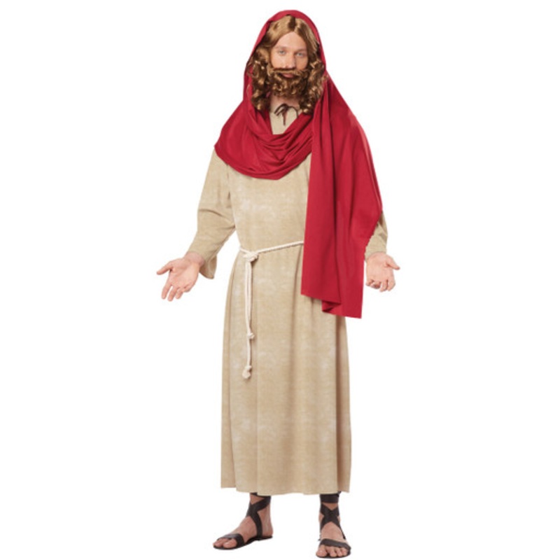 Jesus Robe & Head Wrap Mens Medium 40-42