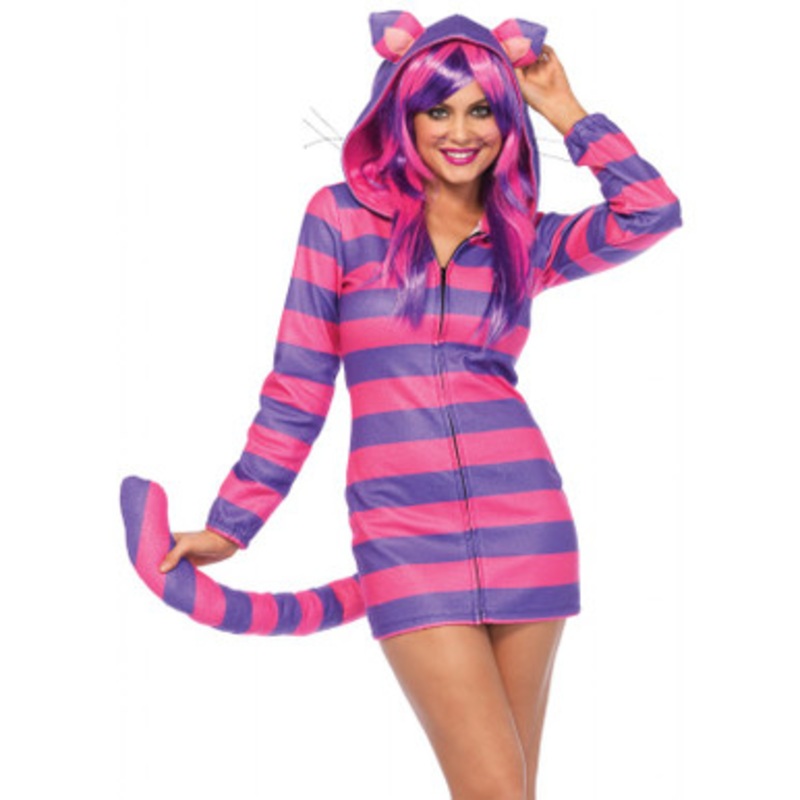 Leg Avenue Cozy Cheshire Cat Ladies Dress Women's 0-2 Dress Size