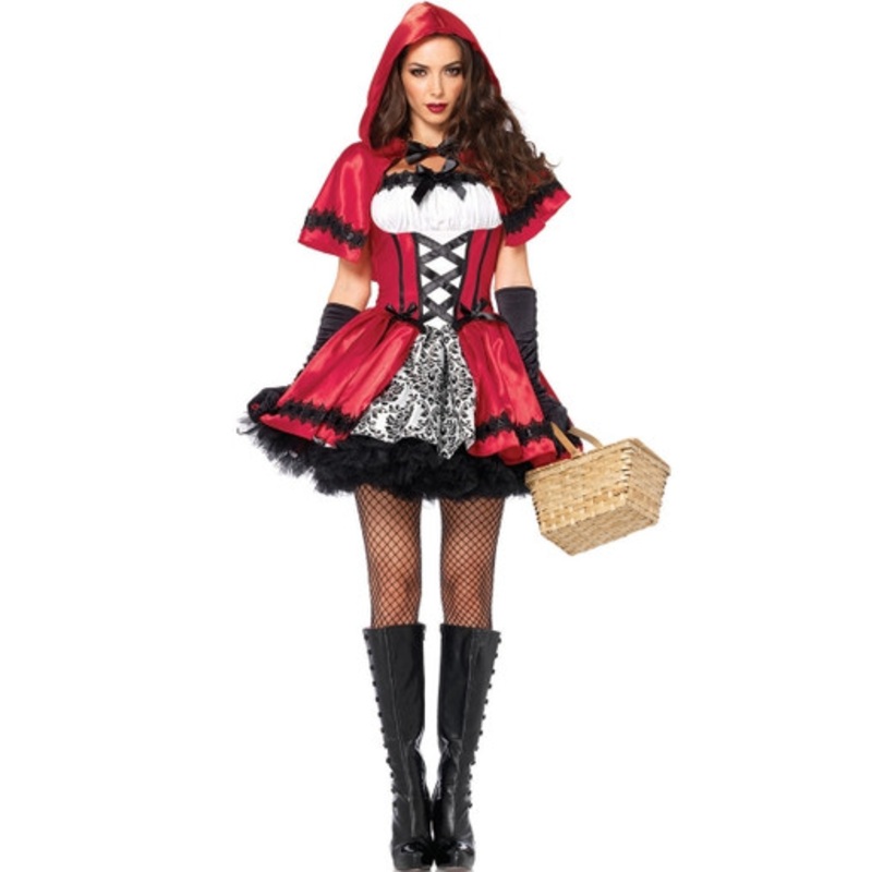 Leg Avenue Gothic Red Riding Hood Ladies Costume Women's 4-6 Dress Size