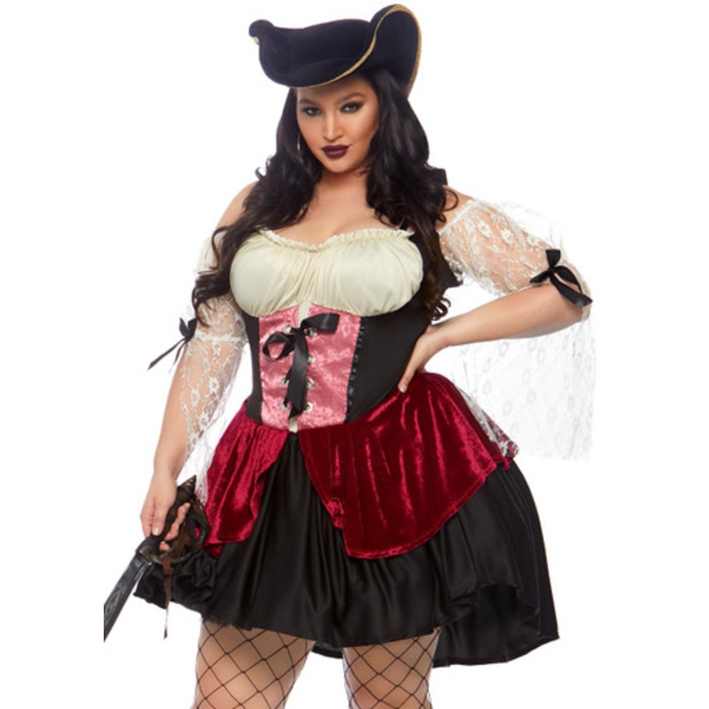 Leg Avenue Wicked Wench Ladies Plus Costume Women's 16-20 Dress Size