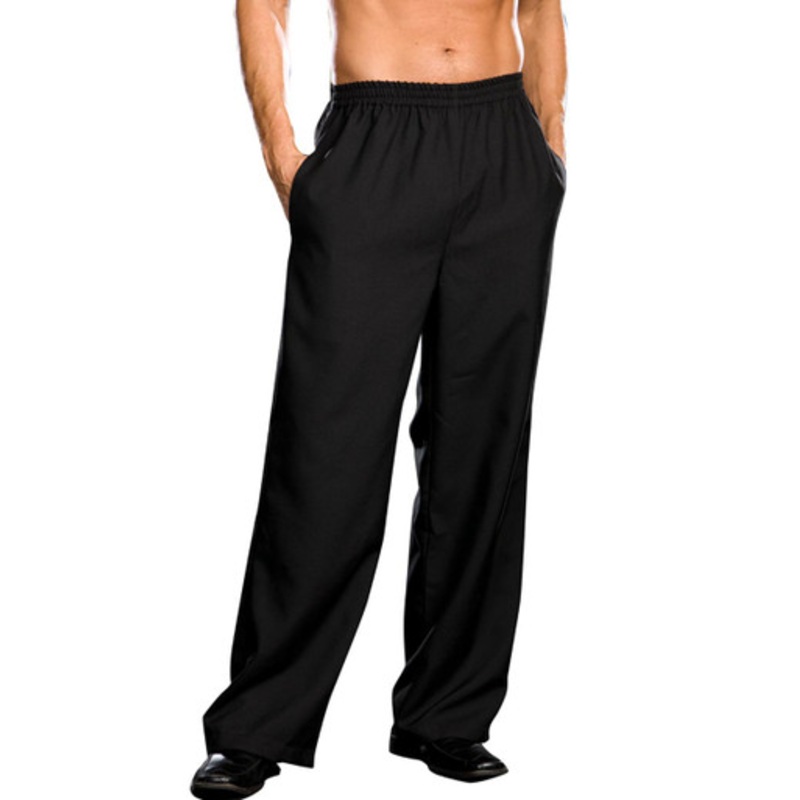Men's Costume Pants Black Men's 38-40" chest, 32-34" waist