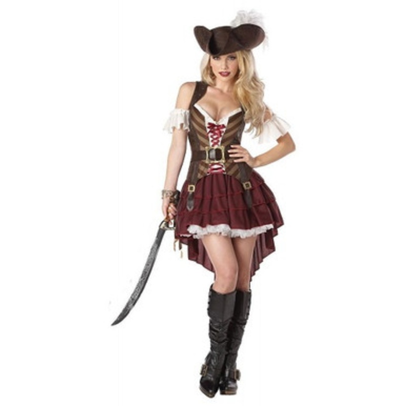 Pirate Lady Sexy Swashbuckler Deluxe Costume Ladies X-Small 4-6