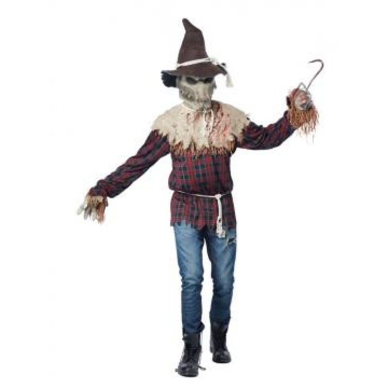 Scarecrow Sadistic Ani-Motion Costume with Mask Mens Small/Medium 38-42