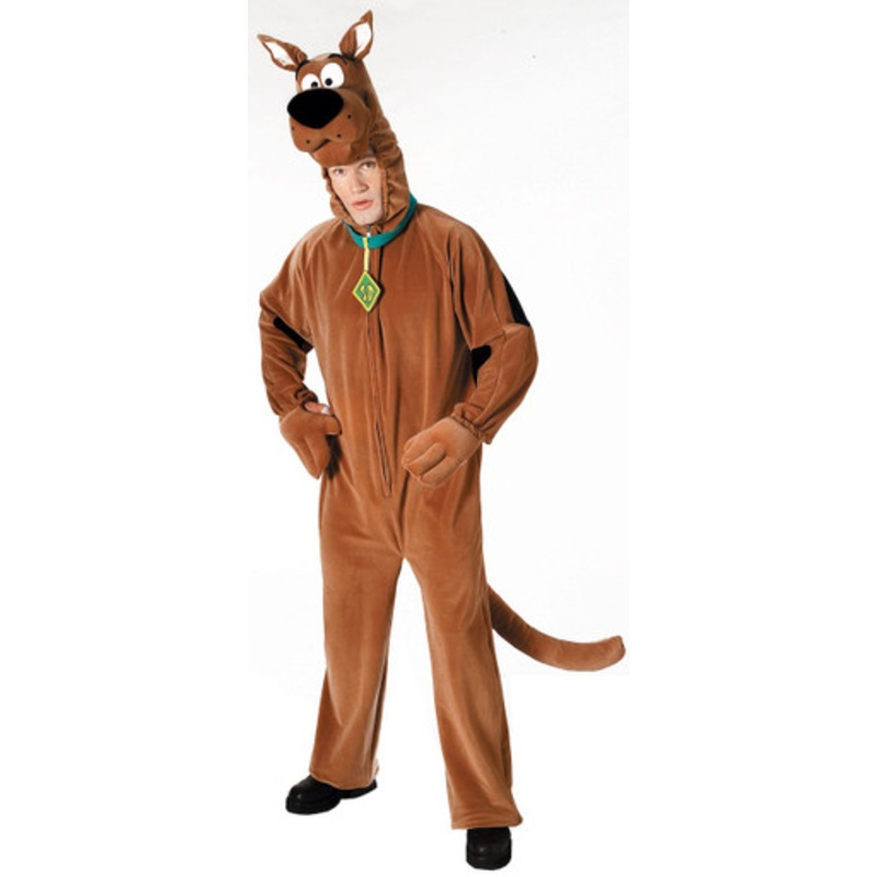 Scooby Doo Licensed Jumpsuit One Size Adult Costume