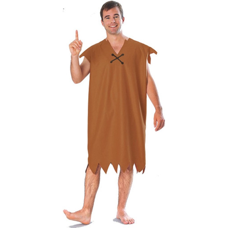 The Flintstones Licensed Barney Rubble Costume Adults 50-56