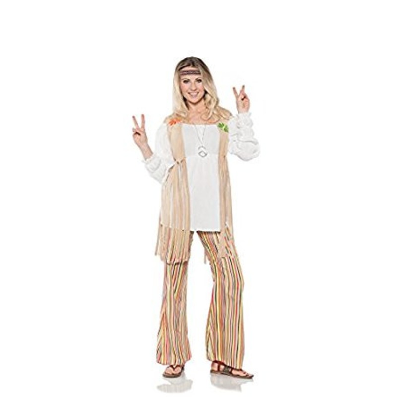 Underwraps Hippie Laides Costume Women Small 6-8