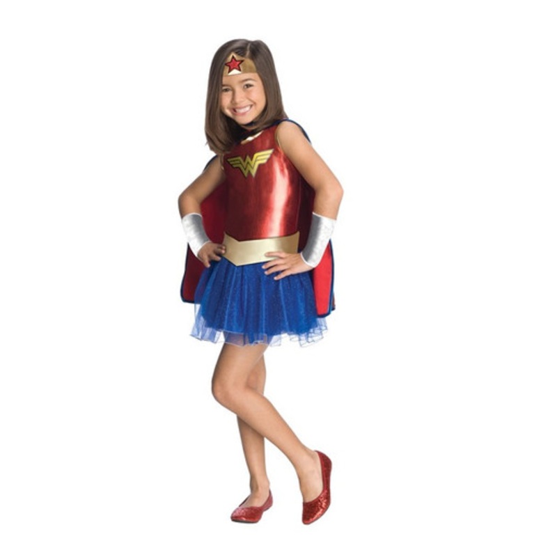 Wonder Woman Girl's Tutu Dress Child Extra Large 14-16