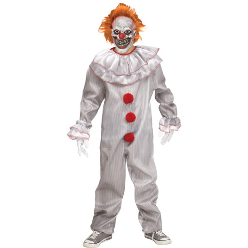 Carnevil Clown Costume Child Extra Large 14-16
