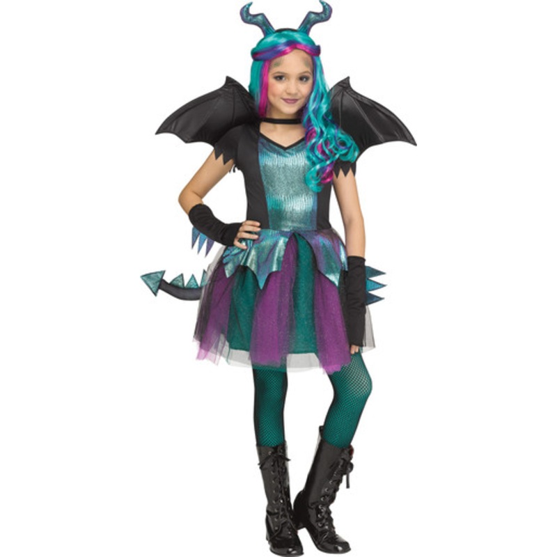 Dark Dragon Kids Costume Child Extra Large 14-16