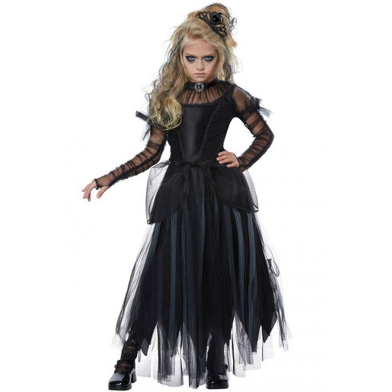 Dark Princess Kid's Costume Child Small 6-8