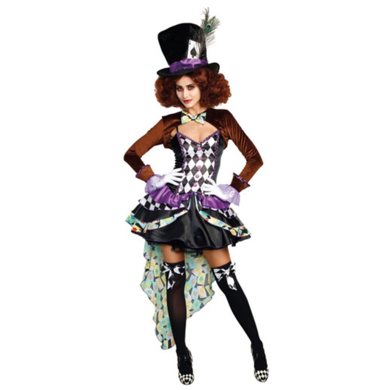 Dreamgirls Hatter Madness Ladies Costume Women's Size 2-6