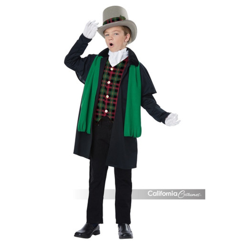 Holiday Caroler Boy Kid Costume Child Small 6-8