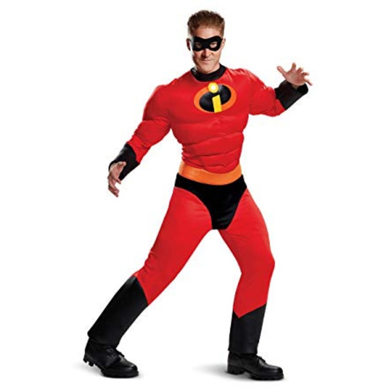 Incredibles 2 Licensed Mr Incredible Classic Mucle Adult Costume  Ladies (F) 14-16 XL