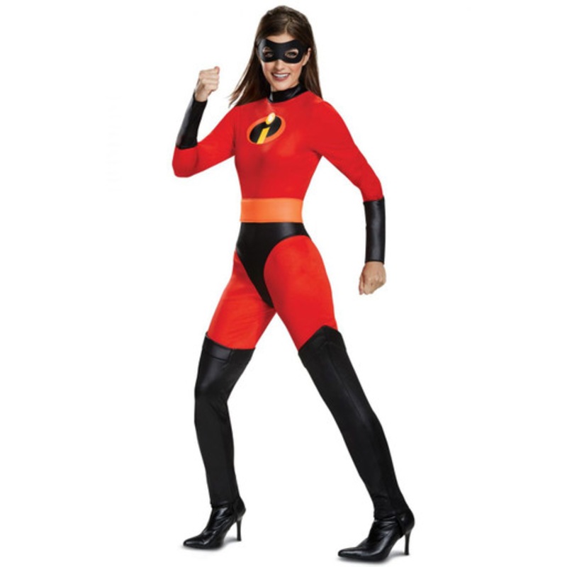 Incredibles 2 Licensed Mrs. Incredible Adult Costume Ladies (N) 4-6