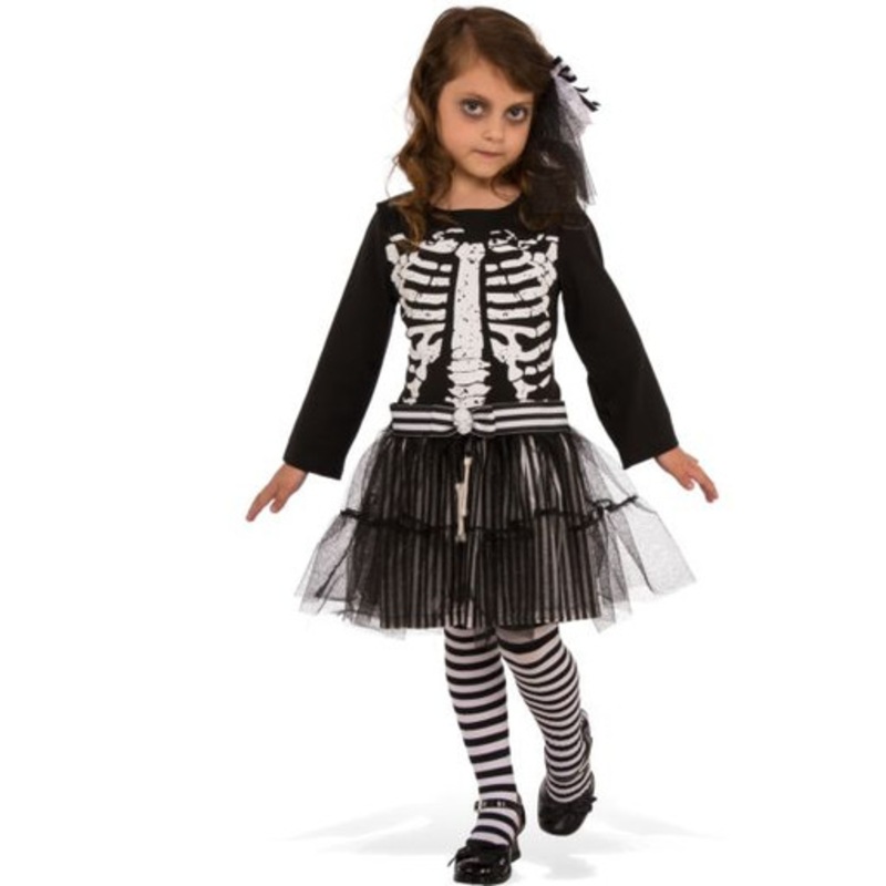 Kids Little Skeleton Costume 10-14