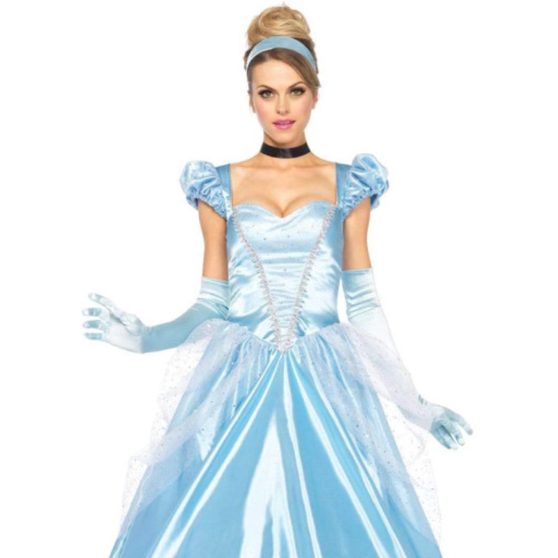 Leg Avenue Classic Cinderella Ladies Costume Women's 0-2 Dress Size