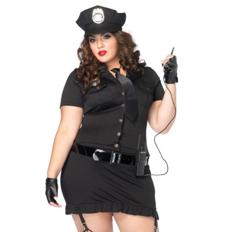 Leg Avenue Diry Cop Ladies Plus Costume Women's 1X/2X