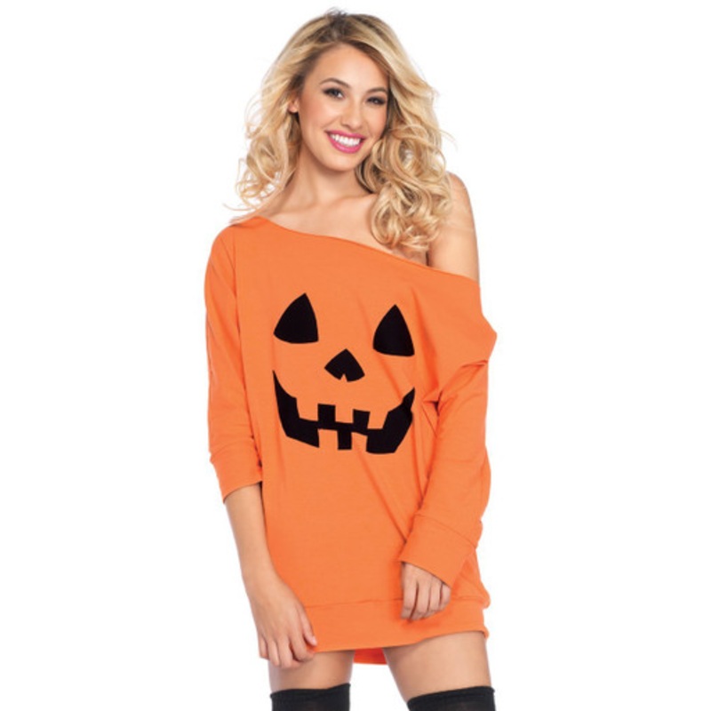 Leg Avenue Jersey Pumpkin Dress Ladies Costume Small/Medium