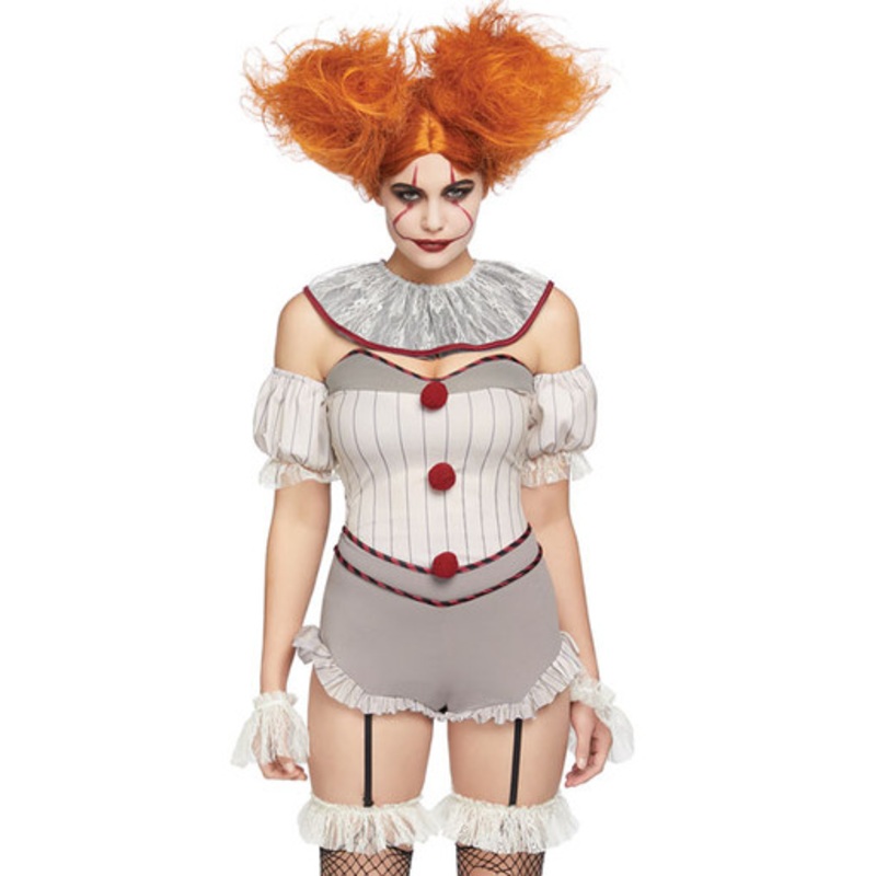 Leg Avenue Killer Sewer Clown Ladies Costume Women's 0-2 Dress Size