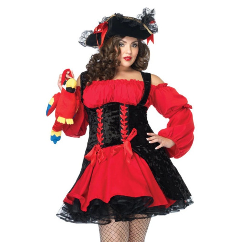 Leg Avenue Vixen Pirate Wench Ladies Plus Costume Women's 16-20 Dress Size