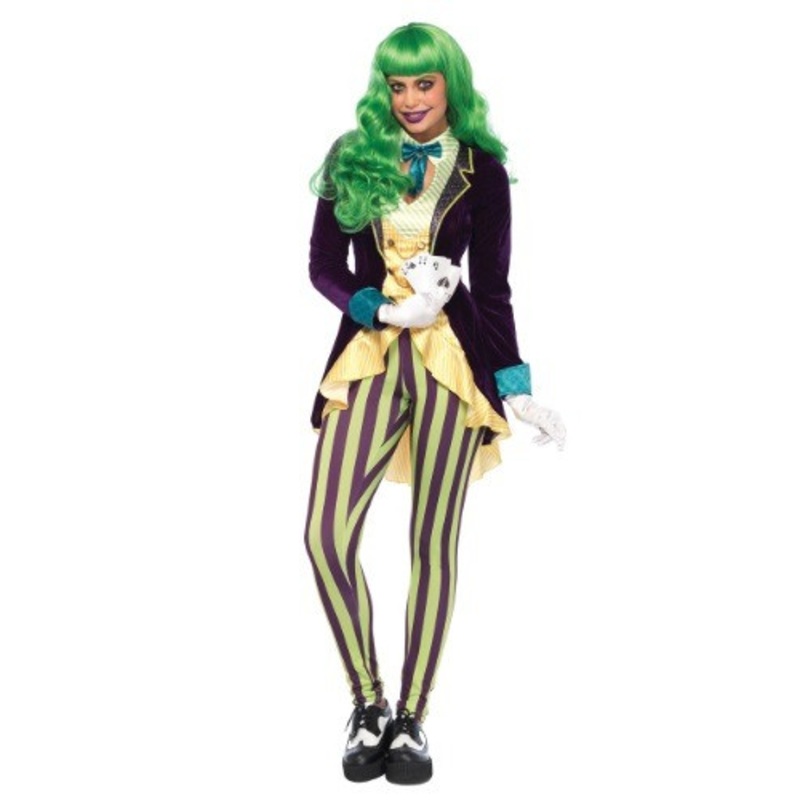 Leg Avenue Wicked Trickster Ladies Costume Women's 0-2 Dress Size