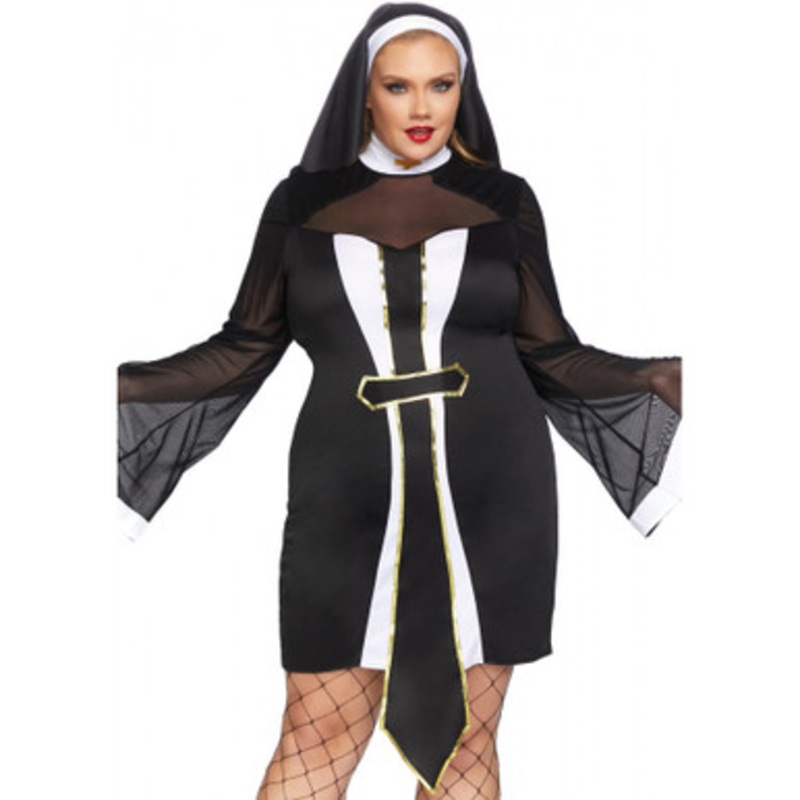 Leg Avenues Twisted Sister Ladies Plus Costume Women's 16-20 Dress Size