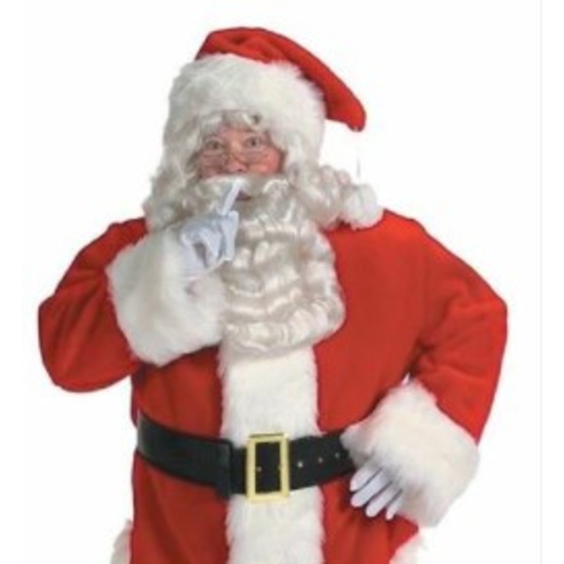 Professional Santa Suit Costume XXL Jacket Size (58-62)(9198)