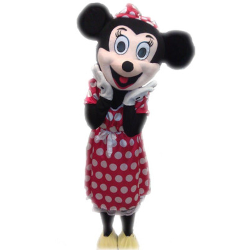 Rent: Red Miss Mouse Mascot