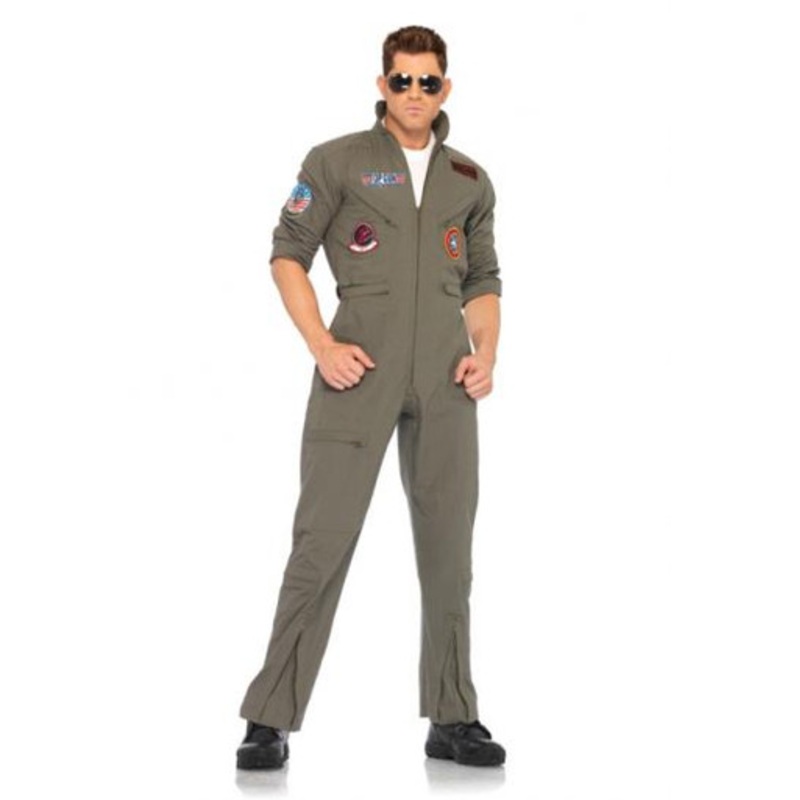 Top Gun Licensed Men's Flight Suit Men's: 36" - 38" Chest & 28" - 32" Waist
