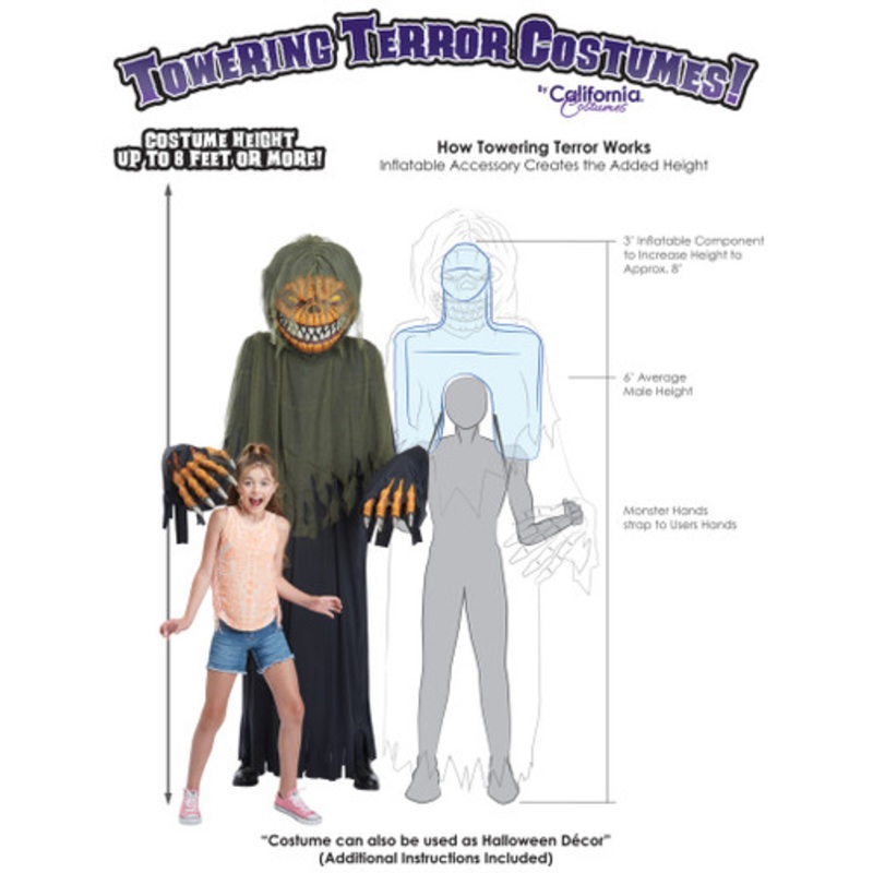Towering Terror Pumpkin Costume or Decor