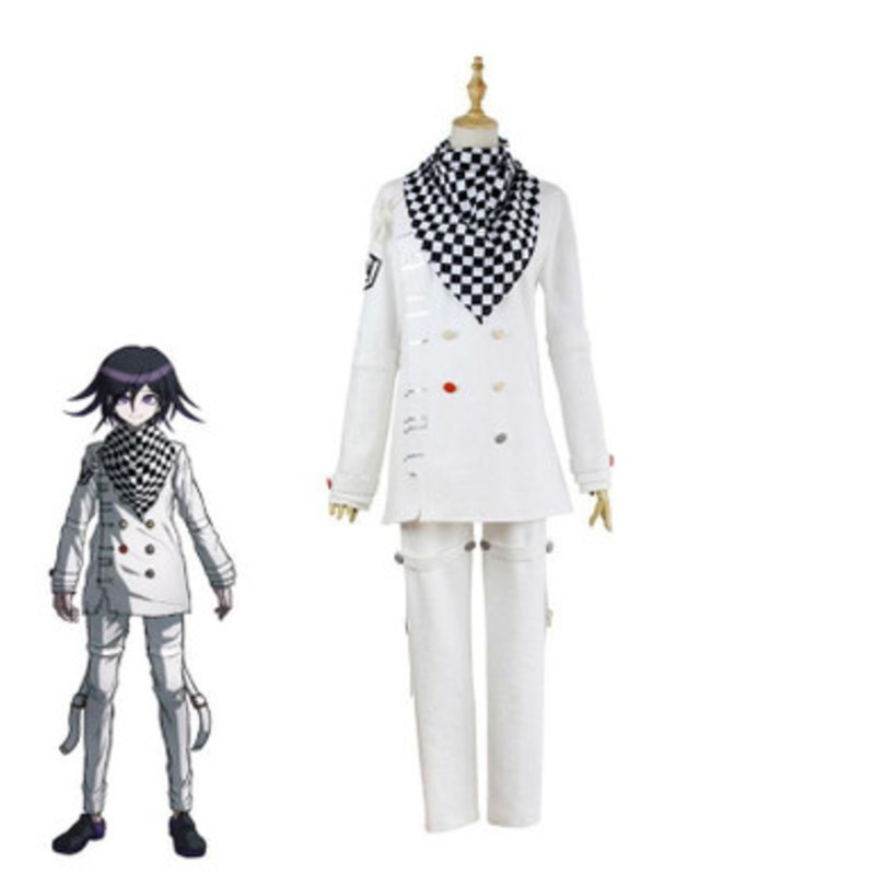 Anime DanganRonpa V3 Oma Kokichi Cosplay Costumes Large
