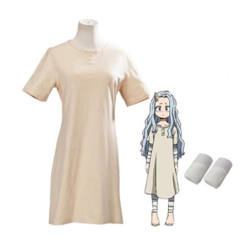 Anime My Hero Academia Eri Cosplay Costume with Free Bandage Large