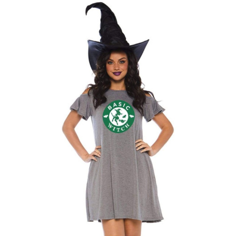 Basic Witch Jersey Dress Women's 4-6 Dress Size