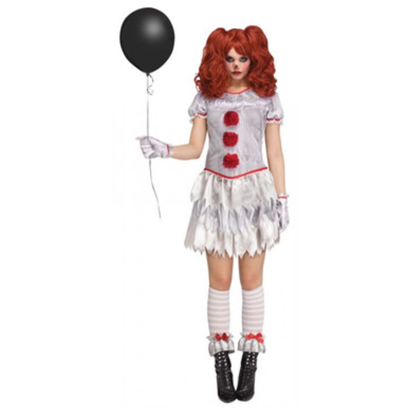 Carnevil Clown Adult Costume 6'/200 Lbs