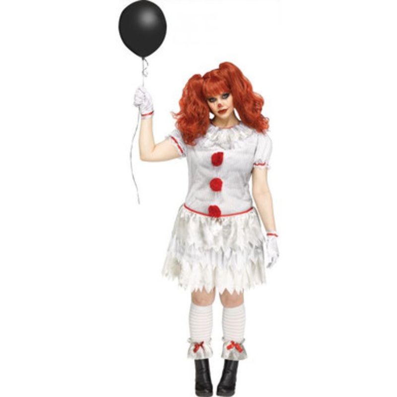 Carnevil Clown Plus Size Costume 6'/200 Lbs