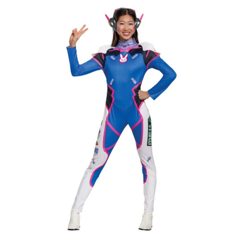 D.VA Licensed Overwatch Ladies Costume Ladies (F) 14-16 XL