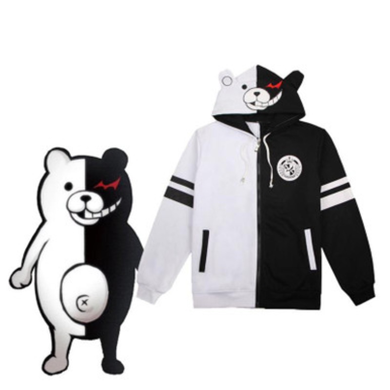 Danganronpa: Trigger Happy Havoc Monokuma Black and White Bear Cosplay Costumes Large
