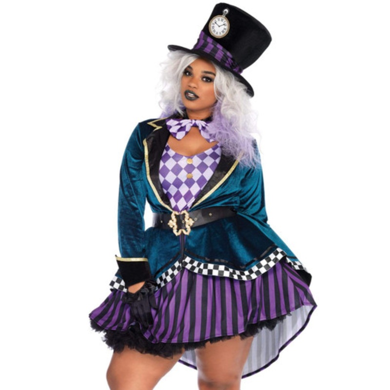 Delightful Hatter Women's Costume Women's 16-20 Dress Size