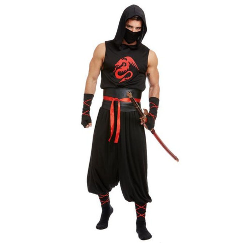 Dreamguy Men's Ninja Costume Mens Medium