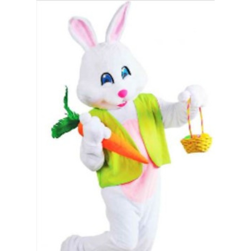 Easter Rabbit Male Bunny Deluxe Costume Mascot US Size 14