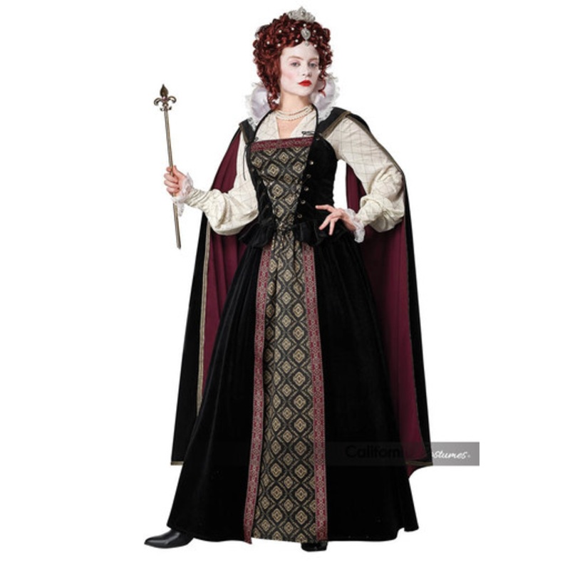 Elizabethan Queen Adult Costume Ladies Small 6-8