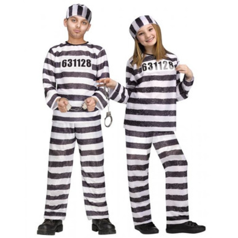 Jailbird Kids Costume 6'/200 Lbs