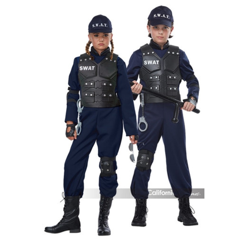 Junior Swat Unisex Child Costume Child Medium 8-10