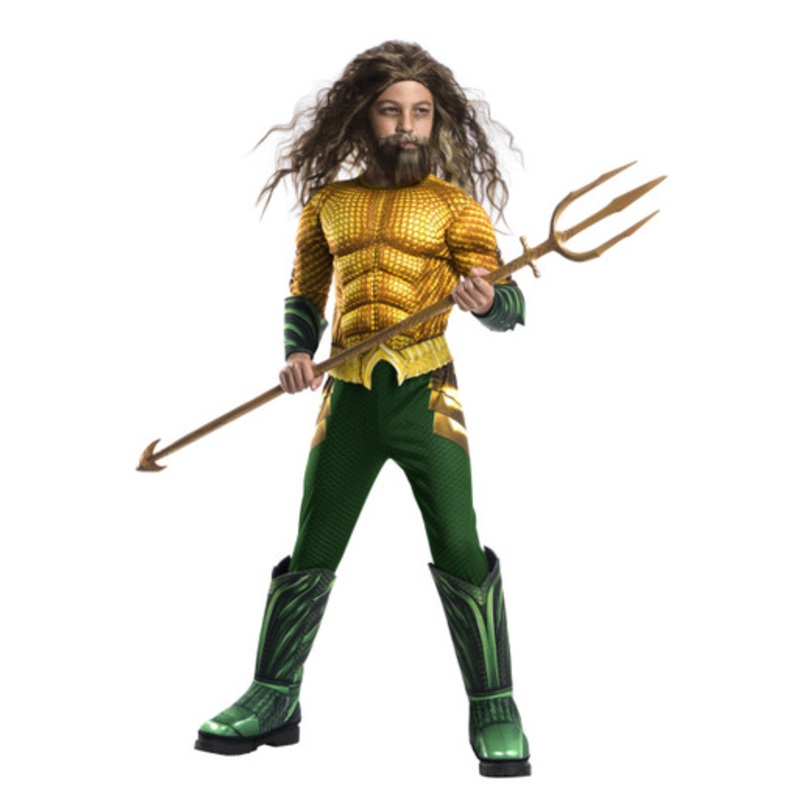 Kids Aquaman Deluxe Costume 10-14