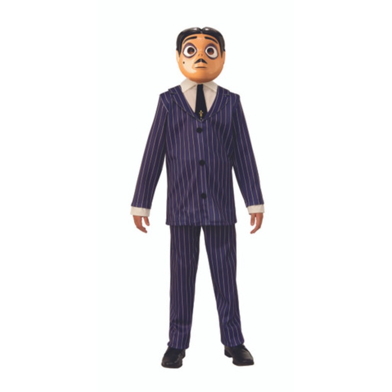 Kids The Addams Family Animated Movie Gomez Costume 10-14