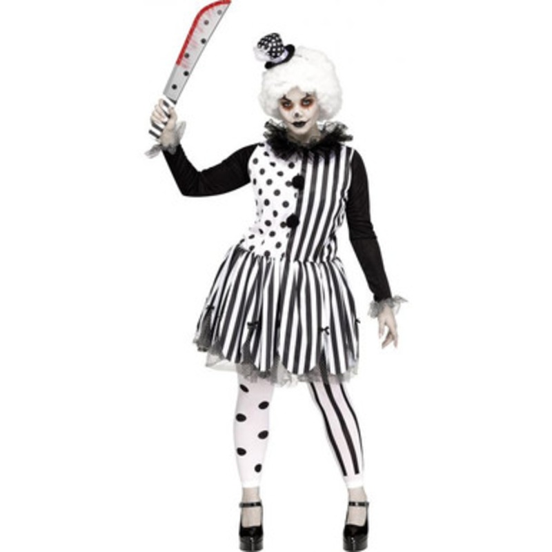 Killer Clown Adult Costume 6'/200 Lbs