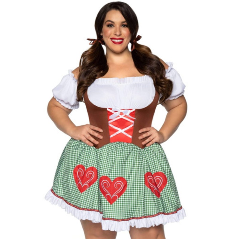 Plus Bavarian Cutie Oktoberfest Costume Women's 16-20 Dress Size