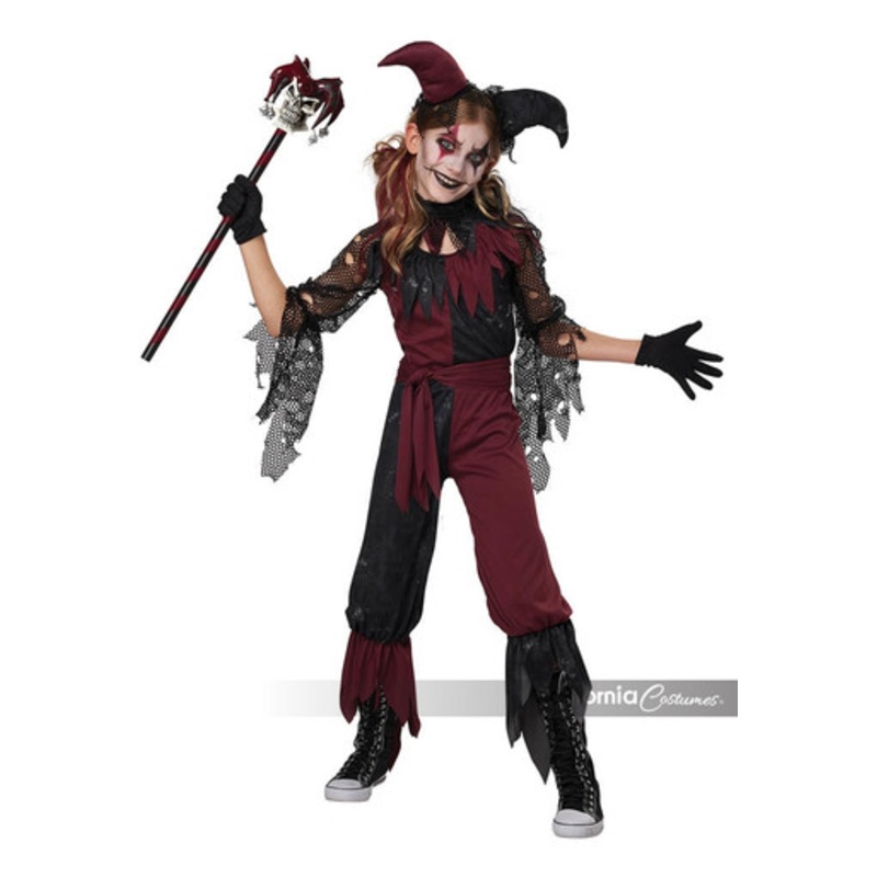 Psycho Jester Child Costume Child Medium 8-10