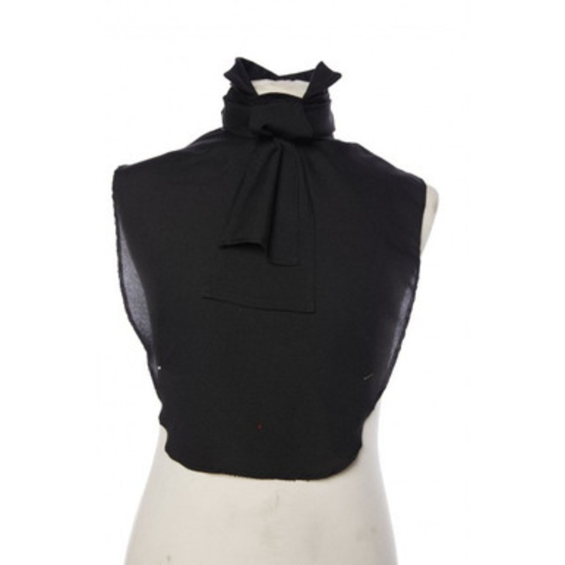 Shirt Front - Black Cravat
